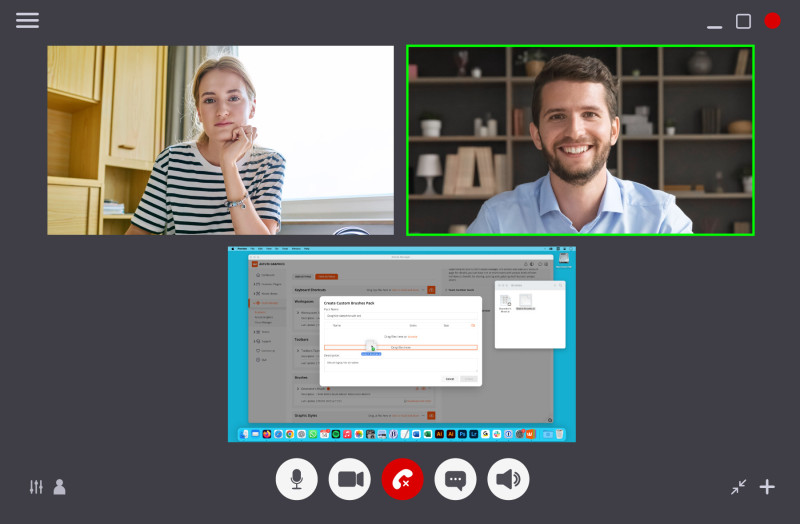 Web meeting demo